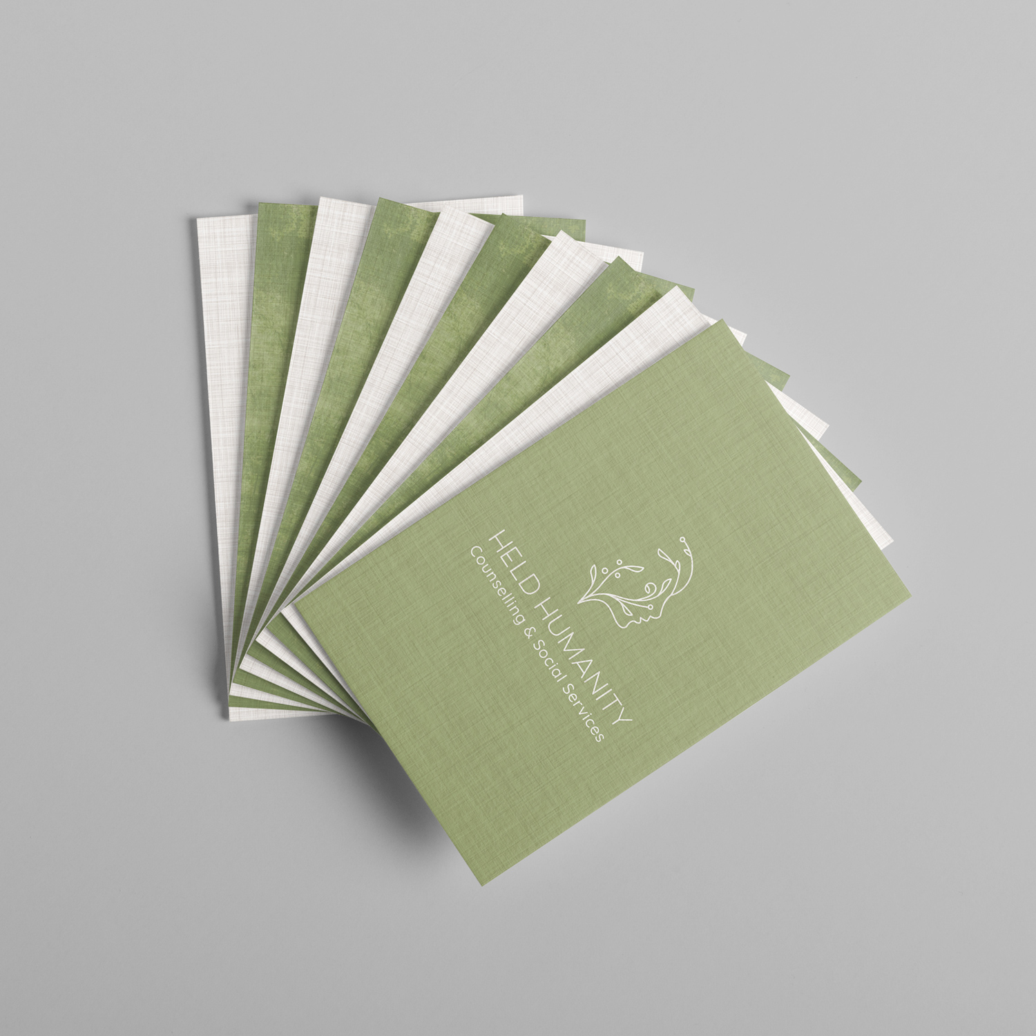 24pt Linen Business Cards